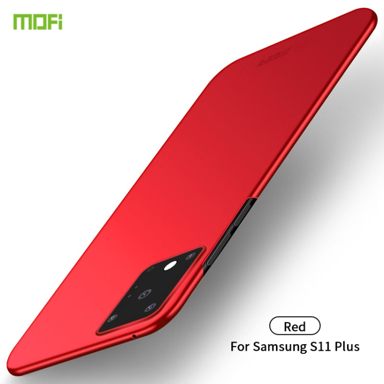 For Galaxy S20 Ultra MOFI Frosted PC Ultra-thin Hard Case(Red) - Galaxy Phone Cases by MOFI | Online Shopping South Africa | PMC TechLife
