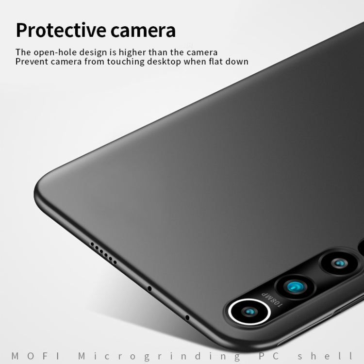 For Xiaomi Mi 10 MOFI Frosted PC Ultra-thin Hard Case(Black) - Xiaomi Cases by MOFI | Online Shopping South Africa | PMC Jewellery