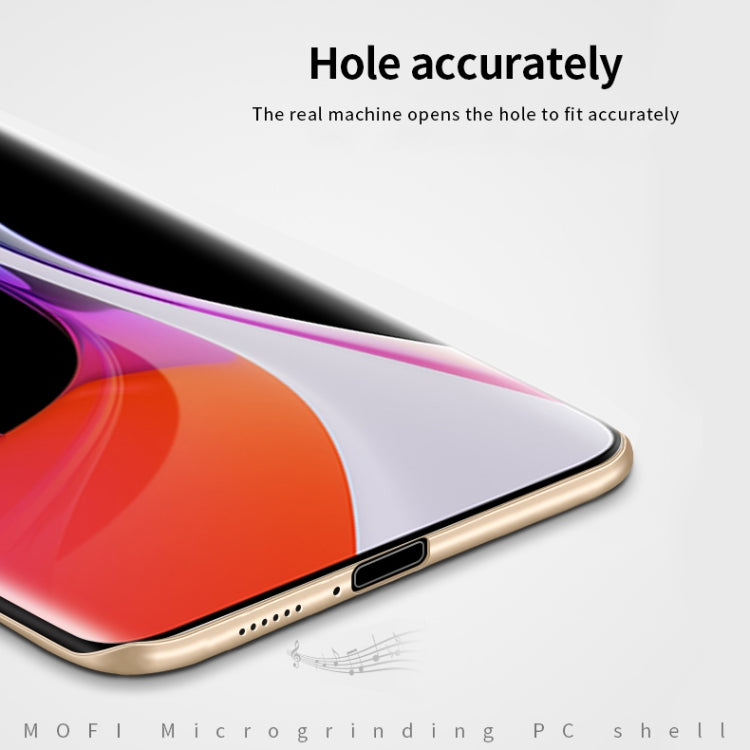 For Xiaomi Mi 10 MOFI Frosted PC Ultra-thin Hard Case(Gold) - Xiaomi Cases by MOFI | Online Shopping South Africa | PMC TechLife
