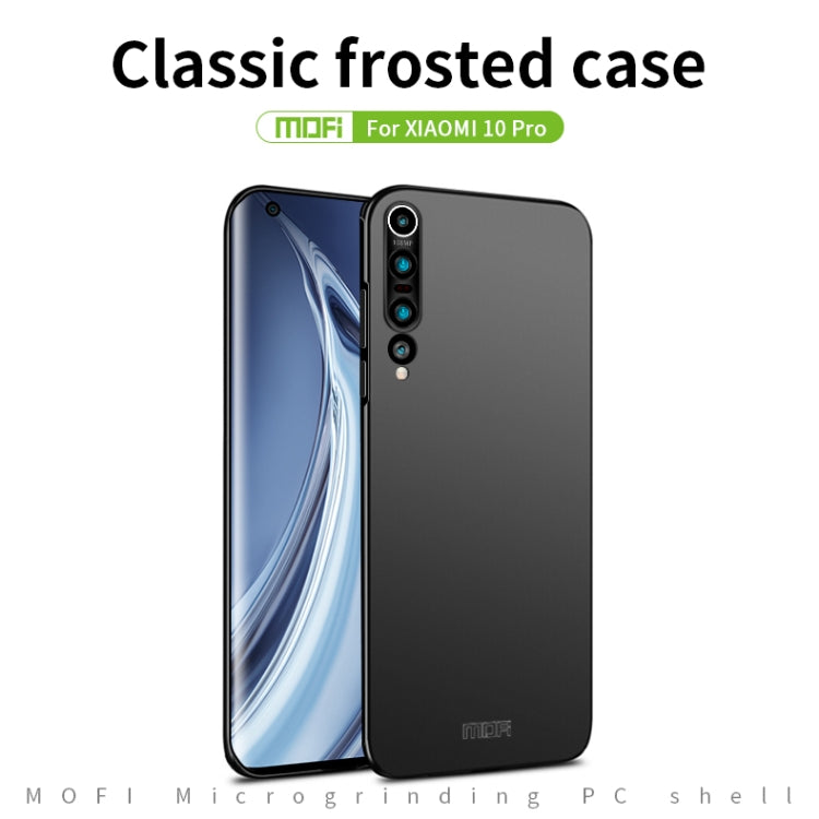 For Xiaomi Mi 10 Pro MOFI Frosted PC Ultra-thin Hard Case(Red) - Xiaomi Cases by MOFI | Online Shopping South Africa | PMC Jewellery