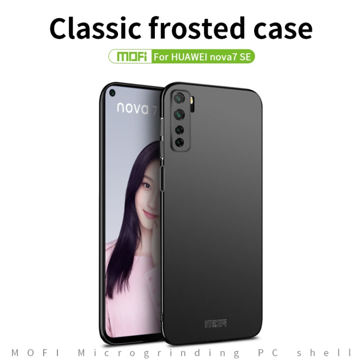 For Huawei Nova 7 SE MOFI Frosted PC Ultra-thin Hard Case(Gold) - Huawei Cases by MOFI | Online Shopping South Africa | PMC TechLife | Buy Now Pay Later Mobicred