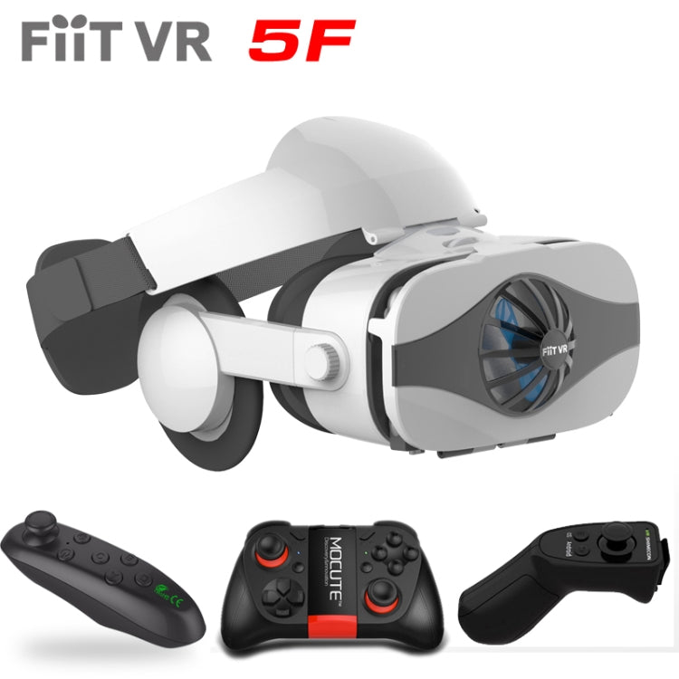 FiitVR 5F Headset Version Fan Cooling Virtual Reality Glasses 3D Glasses Deluxe Edition Helmets - VR Headset by PMC Jewellery | Online Shopping South Africa | PMC Jewellery