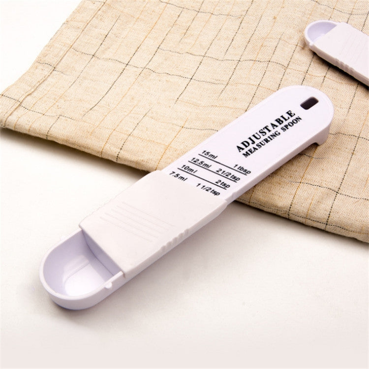 Creative Gadgets Adjustable Plastic Measuring Spoons Seasoning Combination Measuring Spoon - Kitchen Scales by PMC TechLife | Online Shopping South Africa | PMC TechLife | Buy Now Pay Later Mobicred