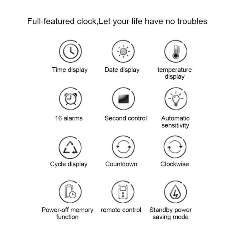 Multifunctional LED Wall Clock Creative Digital Clock, Style:Hollow Remote Control(Blue Font) - Wall Clock by PMc TechLife | Online Shopping South Africa | PMc TechLife | Buy Now Pay Later Mobicred