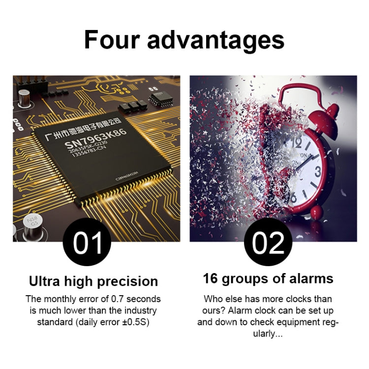 Multifunctional LED Wall Clock Creative Digital Clock, Style:Sealed Box Remote Control(Blue Font) - Wall Clock by PMc TechLife | Online Shopping South Africa | PMc TechLife | Buy Now Pay Later Mobicred