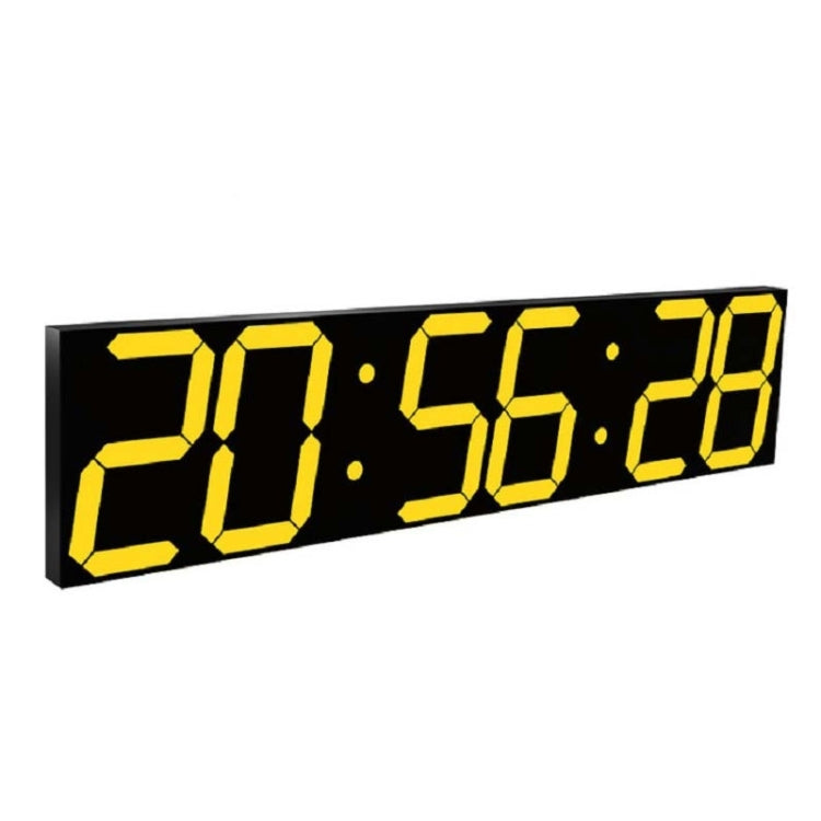 Multifunctional LED Wall Clock Creative Digital Clock, Style:Sealed Box Remote Control(Gold Font) - Wall Clock by PMc TechLife | Online Shopping South Africa | PMc TechLife | Buy Now Pay Later Mobicred