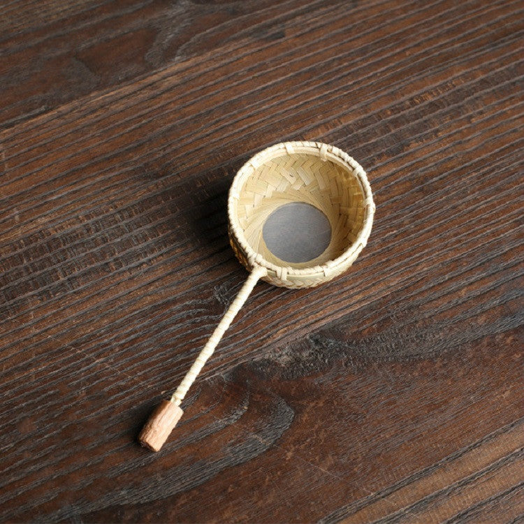 Bamboo Woven Creative Filter Reusable Filter Tea Colander Gadget, Style:Bamboo Woven Tea Leak - Tea Strainers by PMC TechLife | Online Shopping South Africa | PMC TechLife | Buy Now Pay Later Mobicred
