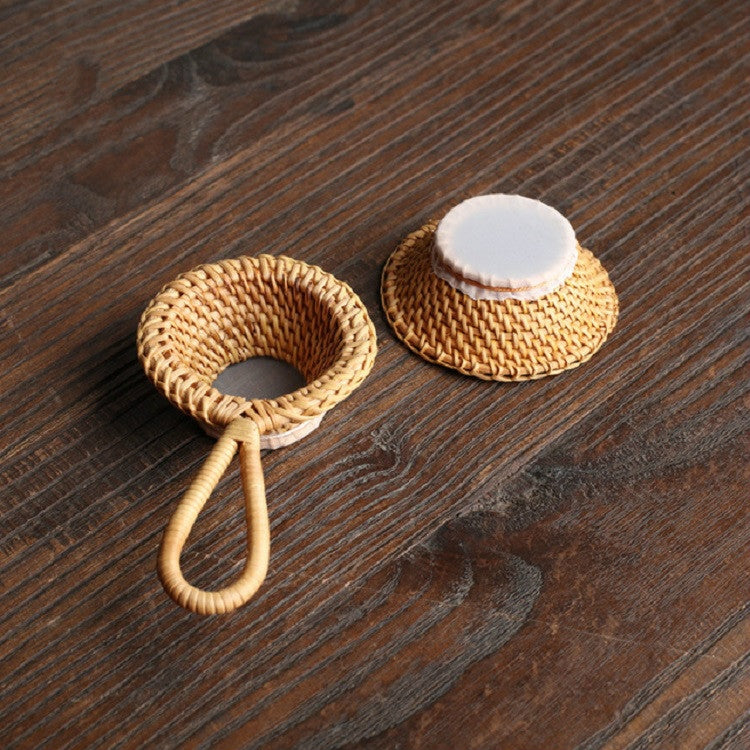 Bamboo Woven Creative Filter Reusable Filter Tea Colander Gadget, Style:Bamboo Woven Tea Leak - Tea Strainers by PMC Jewellery | Online Shopping South Africa | PMC Jewellery | Buy Now Pay Later Mobicred