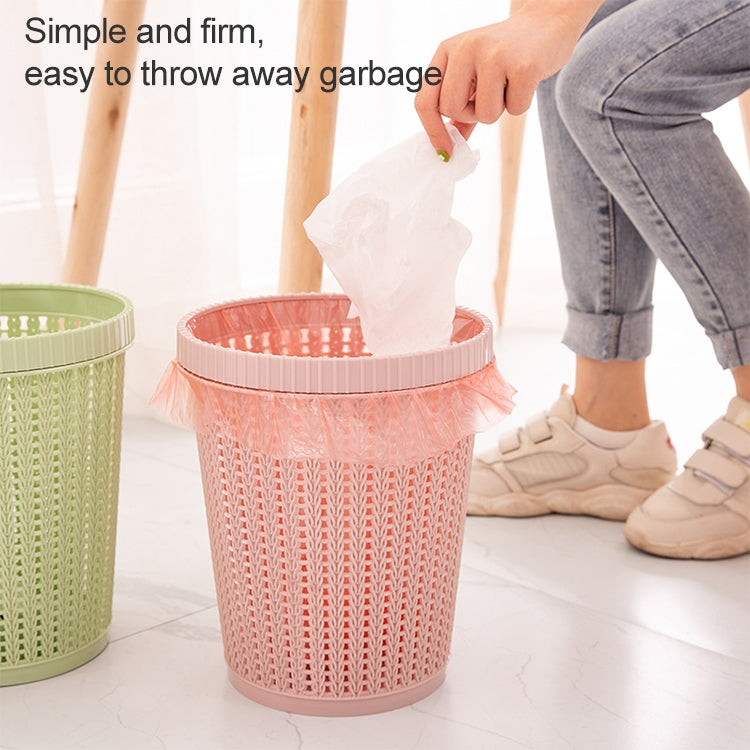 Household Removable Plastic Trash Bin Built-in Trash Bag Box(Green) - Trash Bin & Bags by PMc TechLife | Online Shopping South Africa | PMc TechLife | Buy Now Pay Later Mobicred