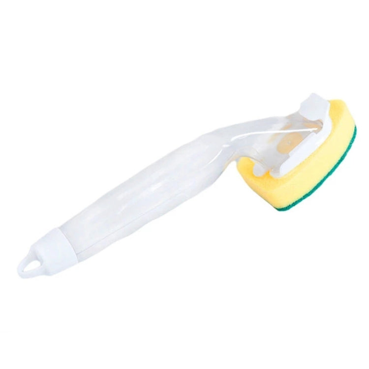 Kitchen Plastic Long Handle Cleaning Brush Automatic Adding Liquid Brush Removable Sponge Brush(With 1pcs head) - Sponges, Cloths & Brushes by PMc TechLife | Online Shopping South Africa | PMc TechLife | Buy Now Pay Later Mobicred