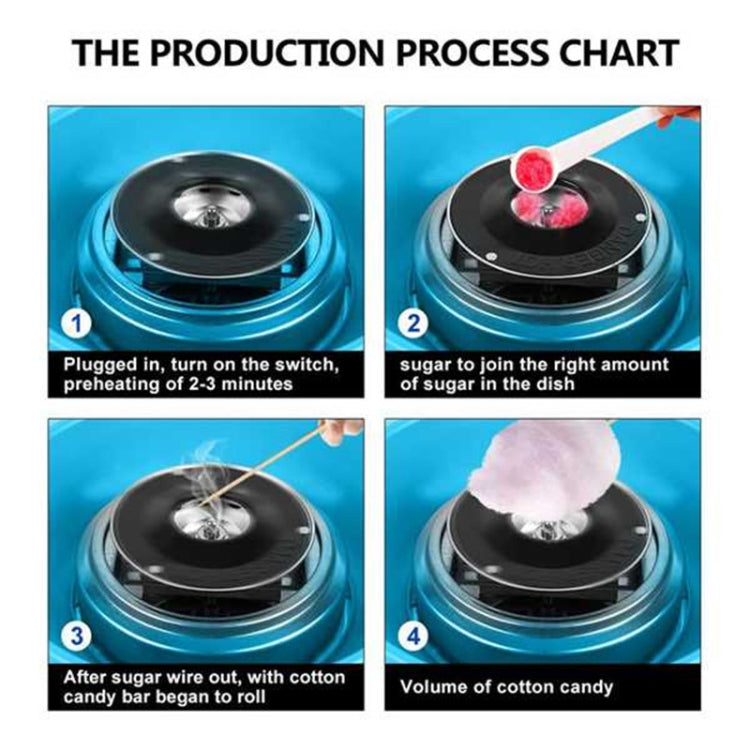 Electric Cotton Candy Machine, Plug:EU(Red) - free shipping - PMC TechLife - Order now!