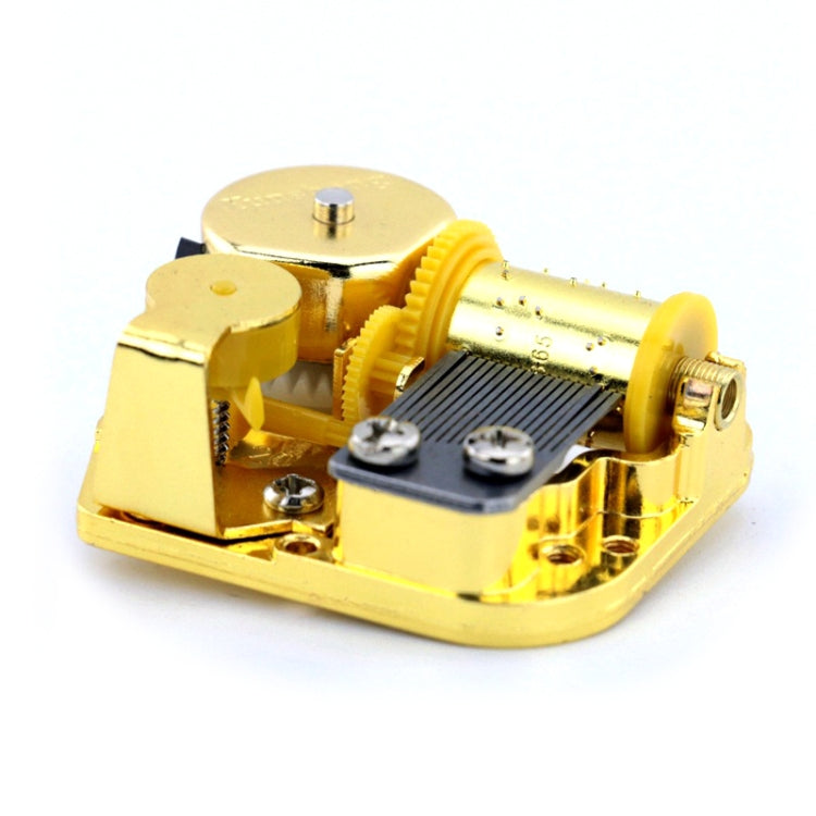 Eight-tone Gold-plated Bar Repair Parts DIY Sky City Paperback Music Box(Edelweiss) - Music Box by PMC Jewellery | Online Shopping South Africa | PMC Jewellery | Buy Now Pay Later Mobicred