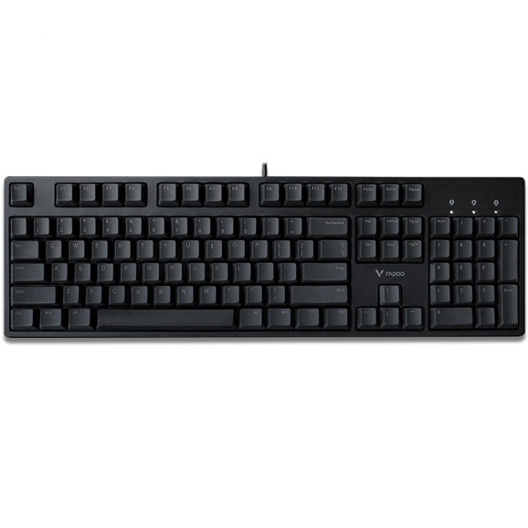 Rapoo V860 Desktop Wired Gaming Mechanical Keyboard, Specifications:104 Keys(Black Shaft) - Wired Keyboard by Rapoo | Online Shopping South Africa | PMC Jewellery | Buy Now Pay Later Mobicred