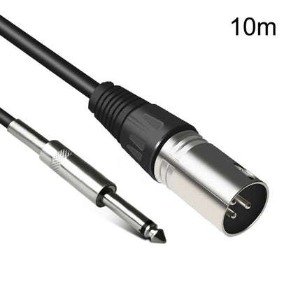 6.35mm Caron Male To XLR 2pin Balance Microphone Audio Cable Mixer Line, Size:10m - Microphone Audio Cable & Connector by PMC Jewellery | Online Shopping South Africa | PMC Jewellery | Buy Now Pay Later Mobicred