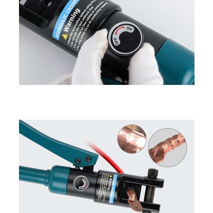 Electrician Overall Manual Hydraulic Pliers Multi-function Crimping Pliers, Model:YQK120(10-120mm) - free shipping - PMC TechLife - Order now!