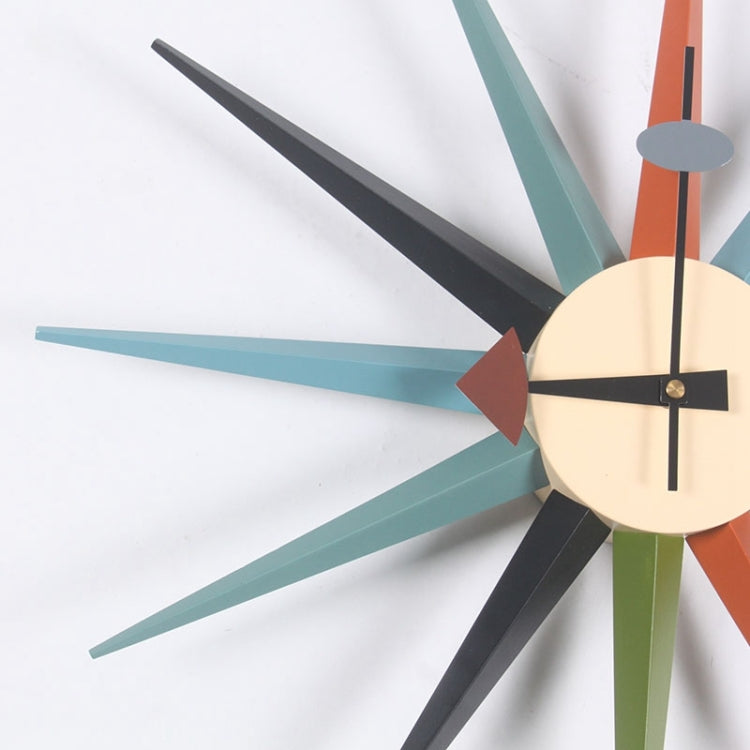 48cm Simple Modern Sun Clock Creative Home Accessories Wall Clock(Color Pole) - Wall Clock by PMc TechLife | Online Shopping South Africa | PMc TechLife | Buy Now Pay Later Mobicred