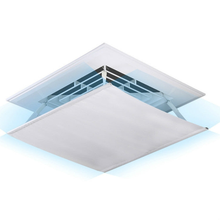 Central Air Conditioning Wind Shield Wall-Mounted Anti Direct Blowing Windshield, Size:45x45cm(White) - free shipping - PMC TechLife - Order now!