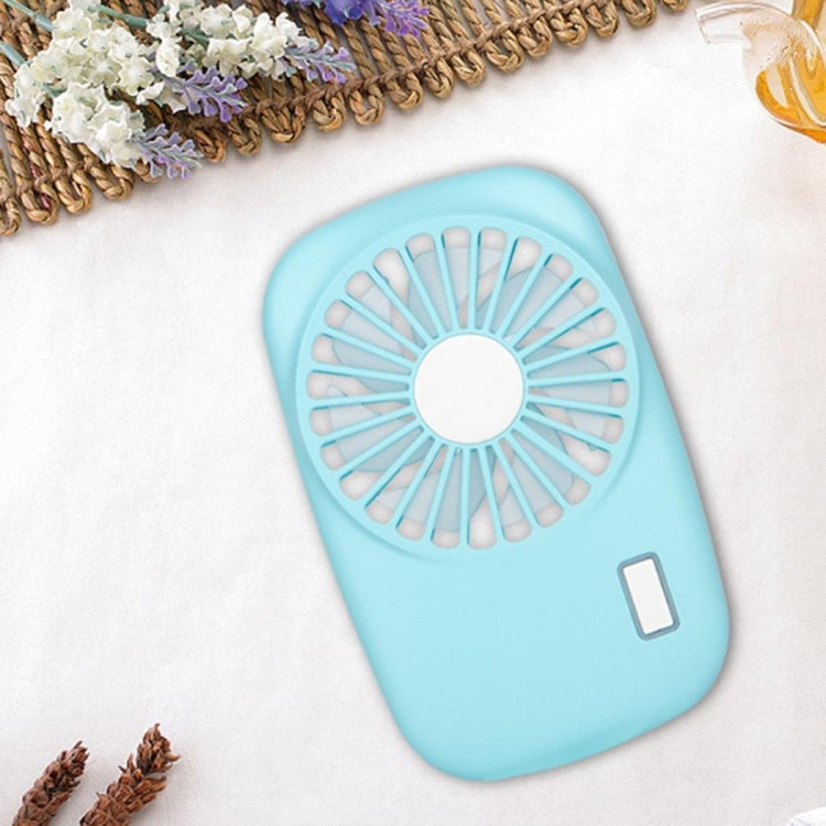 Portable Hand Held USB Rechargeable Mini Fan(Blue) - Electric Fans by PMC TechLife | Online Shopping South Africa | PMC TechLife | Buy Now Pay Later Mobicred