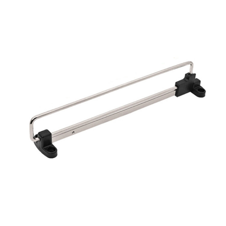 Y01B Plastic Head 12 inches Wardrobe Hardware Push-Pull Hanging Rod Clothes Rail - Shelf & Hooks by PMC TechLife | Online Shopping South Africa | PMC TechLife