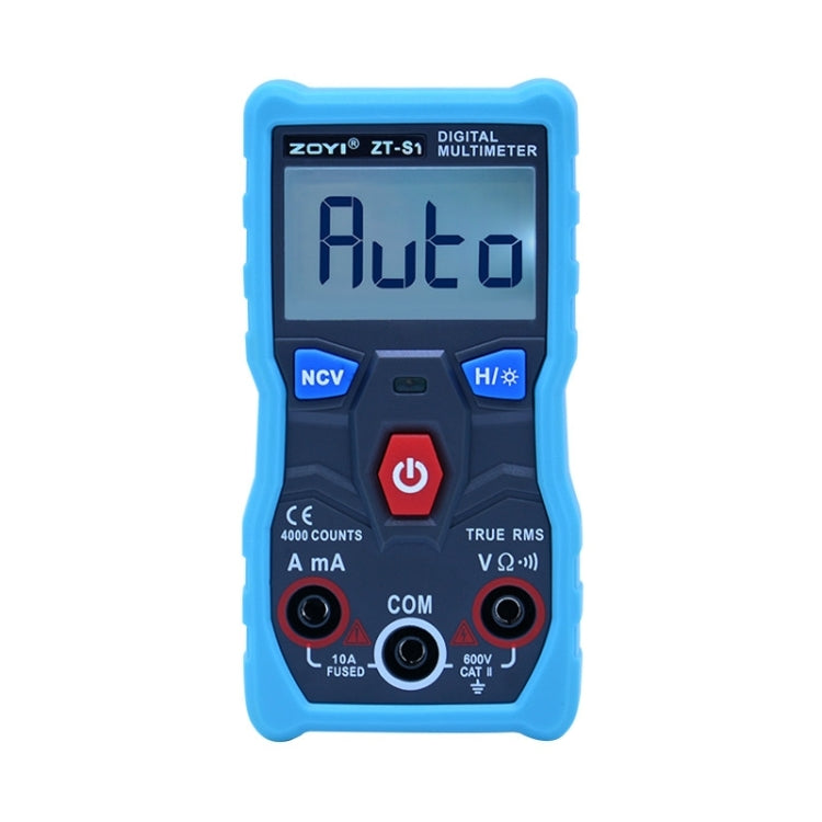 ZOYI ZT-S1 Intelligent Digital Multimeter Automatic Capacitance Ammeter(Blue Standard) - Digital Multimeter by PMC Jewellery | Online Shopping South Africa | PMC Jewellery | Buy Now Pay Later Mobicred
