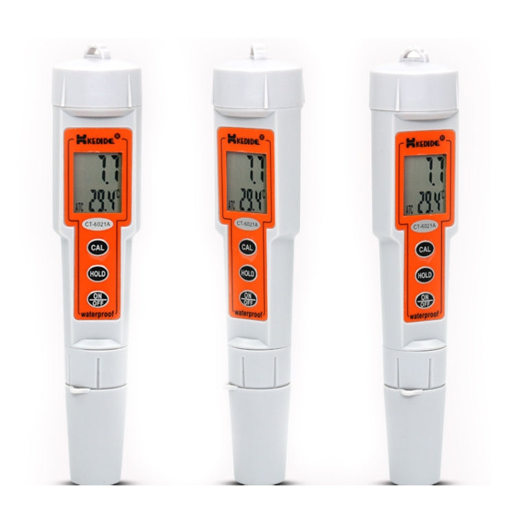 Kedida CT6021A PH + Temp Meter Portable LCD Digital Water Testing Measurement Pen - PH & Moisture Meter by PMC Jewellery | Online Shopping South Africa | PMC Jewellery | Buy Now Pay Later Mobicred