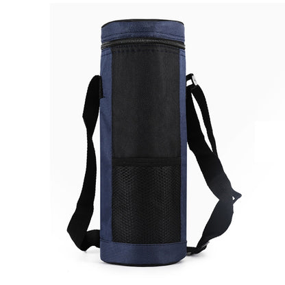 Insulation Pot Cup Set Hot Water Bottle Protective Cover Outdoor Picnic Travel Slung Fresh-keeping Cup Bag, Capacity:1.1 - 2L(Dark Blue) - Kettle Bags by PMC Jewellery | Online Shopping South Africa | PMC Jewellery