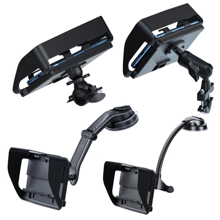 Off-road Car Sun Visor Mobile Phone Navigation Bracket, Style:Instrument Panel Hose Type - Universal Car Holders by PMC TechLife | Online Shopping South Africa | PMC TechLife | Buy Now Pay Later Mobicred