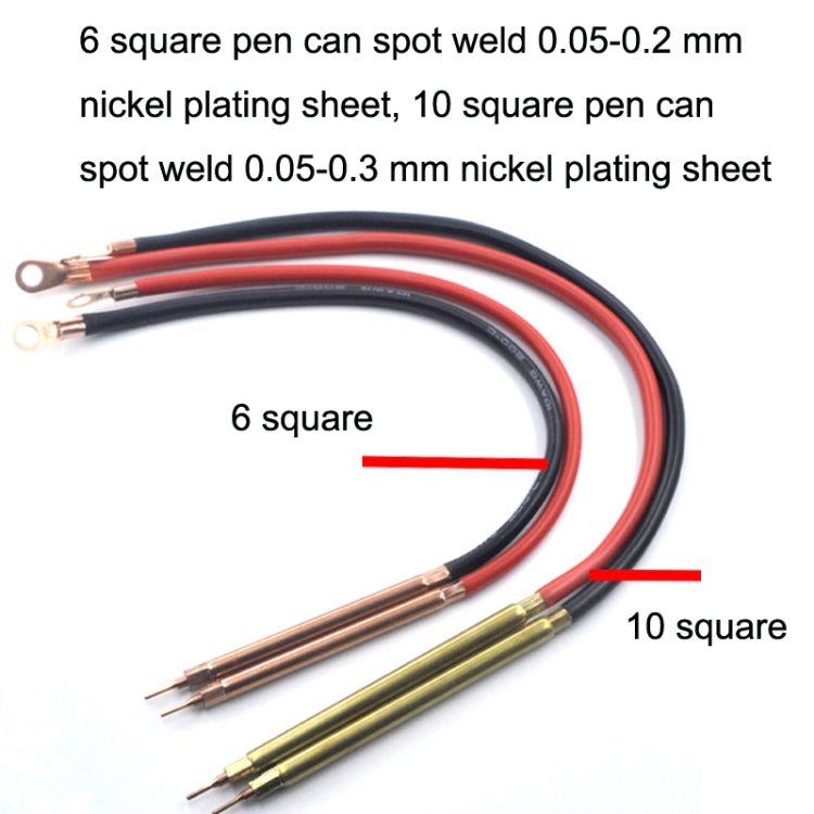 Lead-Acid Battery Version 12V Digital Display DIY Battery Spot Welding Machine Pen Control, Style:6 Square Pen - Others by PMC TechLife | Online Shopping South Africa | PMC TechLife | Buy Now Pay Later Mobicred