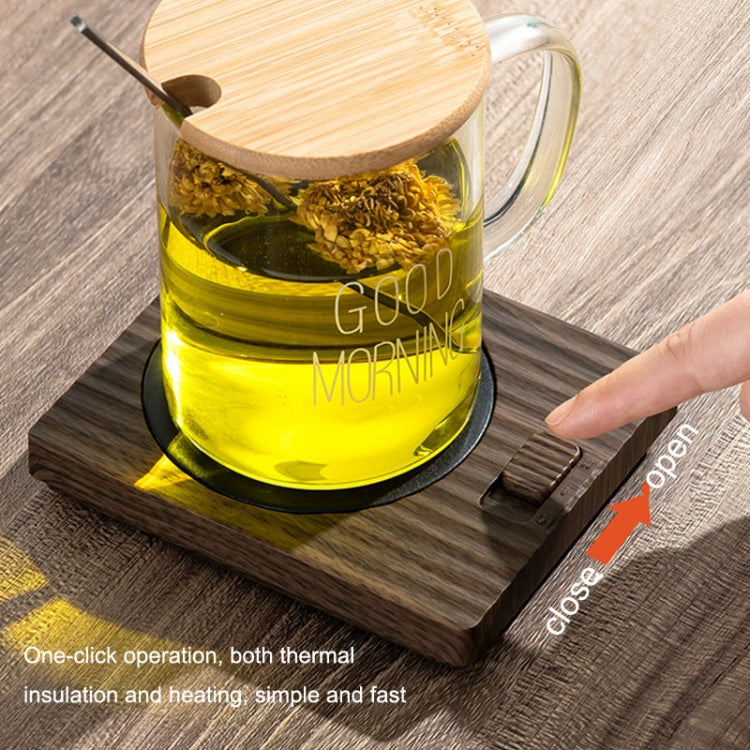 Home USB Constant Temperature Cup Mat Heat Thermos Coaster, Style:Without Adapter(Vintage Brown) - USB Heater by PMC TechLife | Online Shopping South Africa | PMC TechLife | Buy Now Pay Later Mobicred