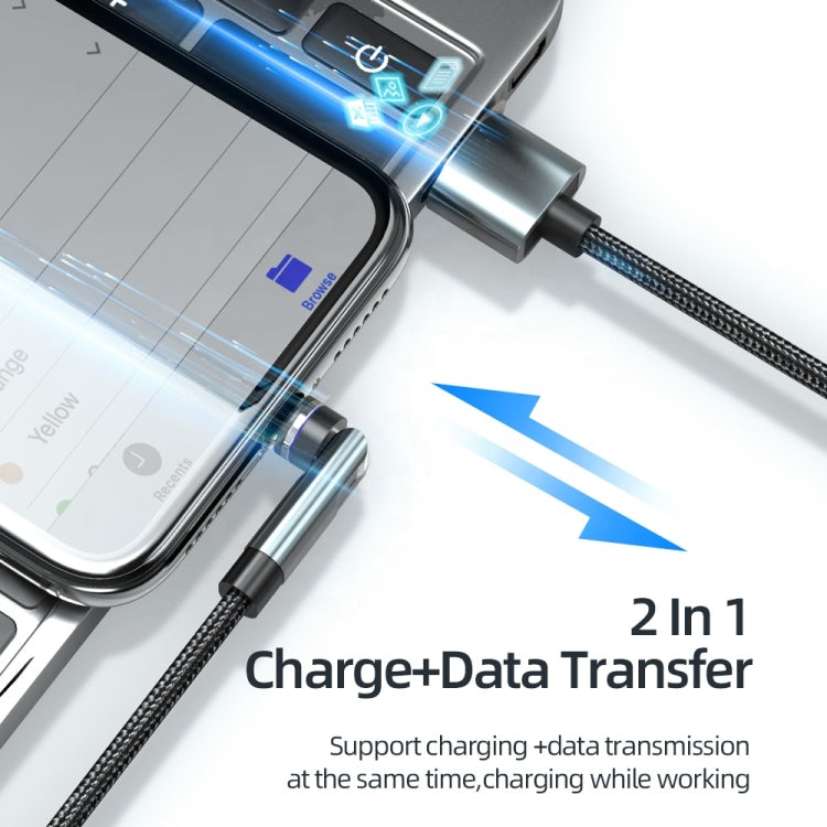 CC57 Micro USB Magnetic Interface Rotating Fast Charging Data Cable, Cable Length: 1m(Red) - Charging Cable & Head by PMC TechLife | Online Shopping South Africa | PMC TechLife