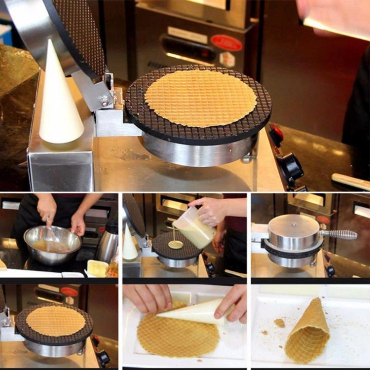 Electric Waffle Maker Egg Roll Maker DIY Ice Cream Cone Machine Crispy Omelet Machine, Plug Type:US Plug - free shipping - PMC TechLife - Order now!