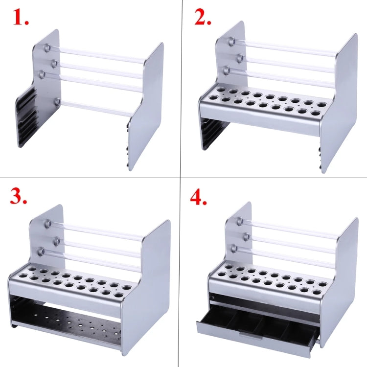 Multifunctional Mobile Phone Repair Tool Box Plastic Storage Box Screwdriver Tweezers Electronic Maintenance Tool Box(Silver) - Others by PMC TechLife | Online Shopping South Africa | PMC TechLife | Buy Now Pay Later Mobicred
