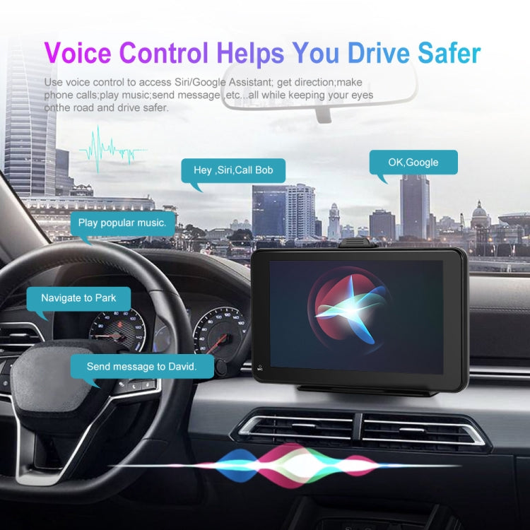 A3135 7 Inch HD Wired Smart Screen With Wireless CarPlay + Android Auto + Android With With 64G Memory Card - Car MP3 & MP4 & MP5 by PMC TechLife | Online Shopping South Africa | PMC TechLife | Buy Now Pay Later Mobicred
