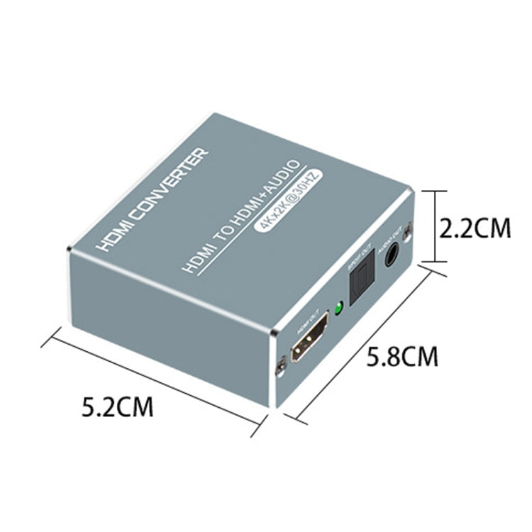 FJGEAR FJ-HDV01 HDMI HD 4K 30HZ Fiber Audio Separator, Plug Type:US Plug - Splitter by FJGEAR | Online Shopping South Africa | PMC Jewellery | Buy Now Pay Later Mobicred