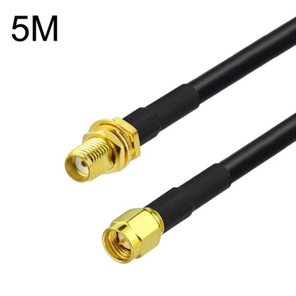 SMA Male To SMA Female RG58 Coaxial Adapter Cable, Cable Length:5m - Connectors by PMC Jewellery | Online Shopping South Africa | PMC Jewellery