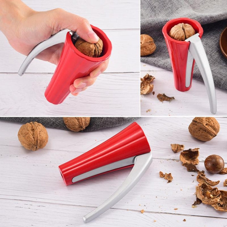Zinc Alloy Funnel Shape Nut Nutcracker Sheller Walnut Opener Cutter Clamp Plier Kitchen Tools gadgets(Red) - Food Clips & Clips by PMC TechLife | Online Shopping South Africa | PMC TechLife | Buy Now Pay Later Mobicred