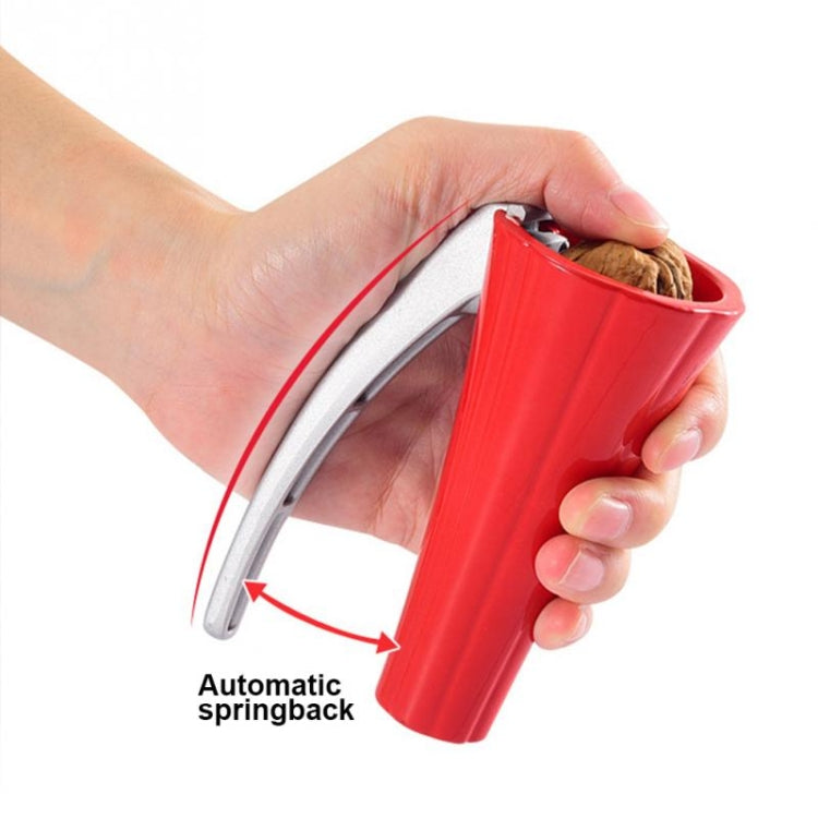 Zinc Alloy Funnel Shape Nut Nutcracker Sheller Walnut Opener Cutter Clamp Plier Kitchen Tools gadgets(Red) - Food Clips & Clips by PMC TechLife | Online Shopping South Africa | PMC TechLife | Buy Now Pay Later Mobicred