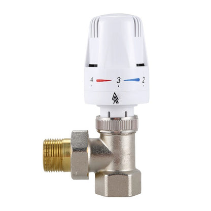 Automatic Straight Brass Articulated Ball Temperature Control Valve - Thermostat & Thermometer by PMC Jewellery | Online Shopping South Africa | PMC Jewellery | Buy Now Pay Later Mobicred