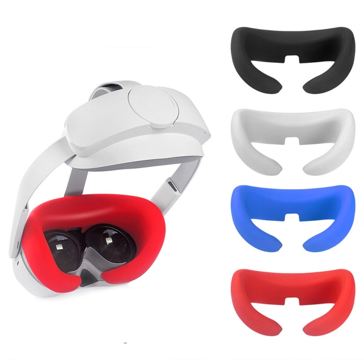 For Pico Neo 4 Silicone VR Glasses Eye Mask Face Eye Pad(Red) - VR Accessories by PMC Jewellery | Online Shopping South Africa | PMC Jewellery | Buy Now Pay Later Mobicred