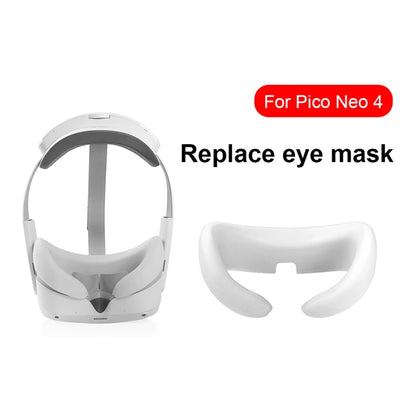 For Pico Neo 4 Silicone VR Glasses Eye Mask Face Eye Pad(Red) - VR Accessories by PMC Jewellery | Online Shopping South Africa | PMC Jewellery | Buy Now Pay Later Mobicred