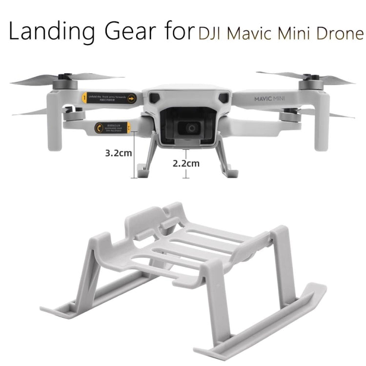 For DJI MAVIC Mini Heightened Tripod Quick Release Landing Gear Holder (Grey) - Holder Series by PMC Jewellery | Online Shopping South Africa | PMC Jewellery | Buy Now Pay Later Mobicred