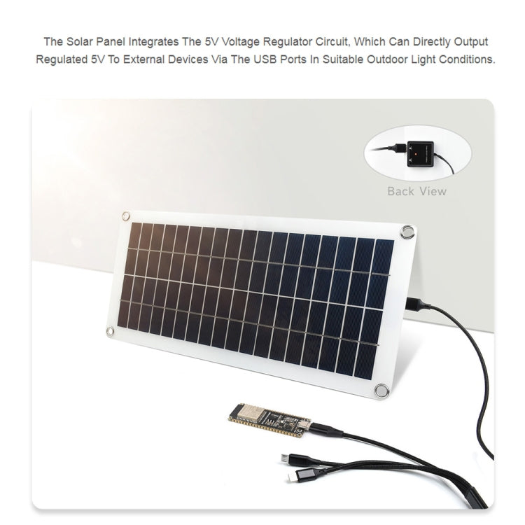 Waveshare 18V 10W Semi-flexible Polycrystalline Silicon Solar Panel - free shipping - PMC Jewellery - Order now!