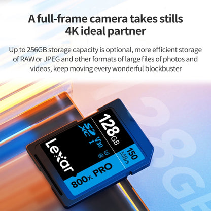 Lexar SD-800X Pro High Speed SD Card SLR Camera Memory Card, Capacity: 64GB - SD Card by Lexar | Online Shopping South Africa | PMC Jewellery | Buy Now Pay Later Mobicred