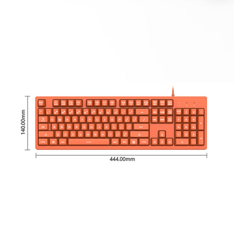 Ajazz DKS100 104 Keys Office Luminous Game Tea Axis Mechanical Keyboard, Cable Length: 1.5m(Cherry Blossom Powder) - Wired Keyboard by Ajazz | Online Shopping South Africa | PMC Jewellery | Buy Now Pay Later Mobicred