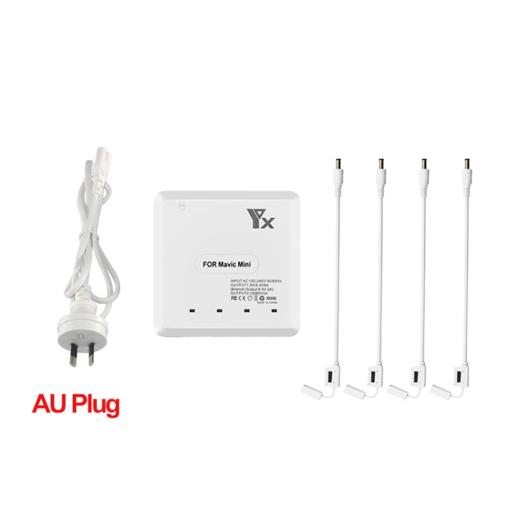 For DJI Mavic Mini Charger Battery USB 6 in 1 Hub Intelligent Battery Controller Charger, Plug Type:AU Plug - Other by PMC TechLife | Online Shopping South Africa | PMC TechLife | Buy Now Pay Later Mobicred
