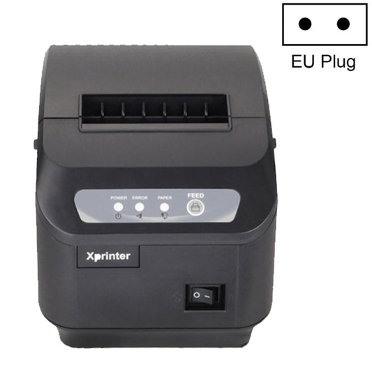 Xprinter XP-Q200II Thermal Small Receipt Printer Catering And Kitchen Receipt Printer 80mm Cutter, Interface Type:LAN Interface(EU Plug) - Printer by Xprinter | Online Shopping South Africa | PMC Jewellery | Buy Now Pay Later Mobicred