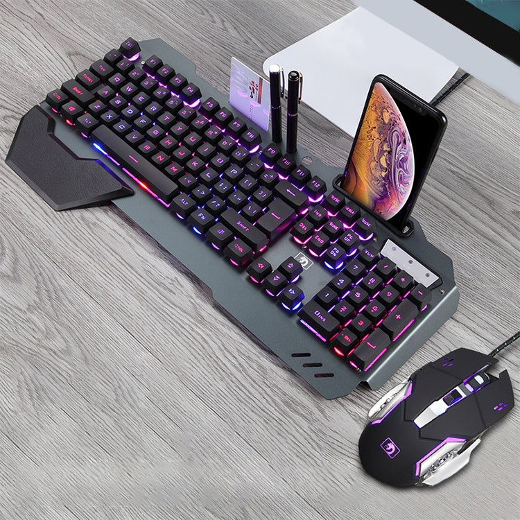 618 Internet Cafe Game Manipulator Keyboard and Mouse Set, Cable Length: 1.6m(Black) - Wired Keyboard by PMC Jewellery | Online Shopping South Africa | PMC Jewellery | Buy Now Pay Later Mobicred