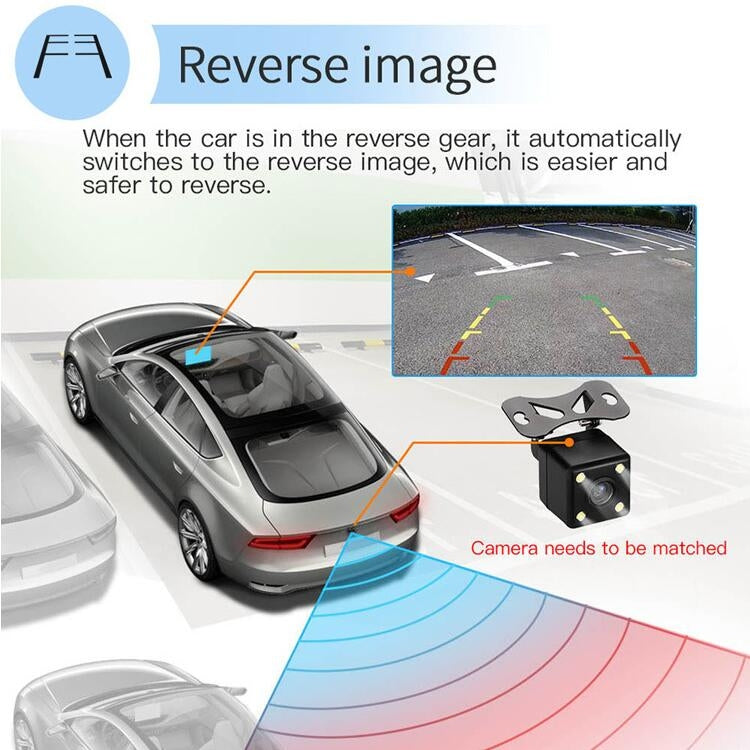 Universal Machine Android Smart Navigation Car Navigation DVD Reversing Video Integrated Machine, Size:9inch 2+16G, Specification:Standard - Car DVD by PMC TechLife | Online Shopping South Africa | PMC TechLife | Buy Now Pay Later Mobicred