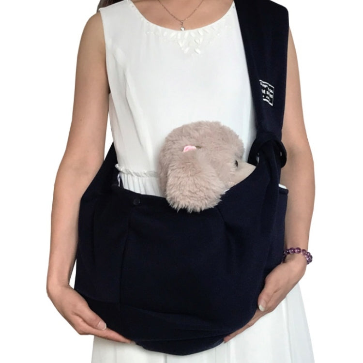 Pet Outing Carrier Bag Cotton Messenger Shoulder Bag, Colour: Dark blue - Pet Bags by PMC TechLife | Online Shopping South Africa | PMC TechLife