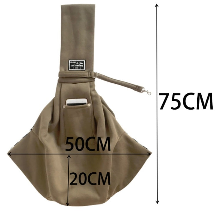 Pet Outing Carrier Bag Cotton Messenger Shoulder Bag, Colour: Dark blue - Pet Bags by PMC TechLife | Online Shopping South Africa | PMC TechLife